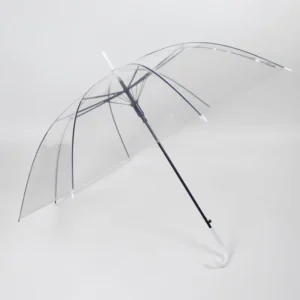 21 Inch Clear PVC POE Bubble Plastic Straight Umbrella for Kids Kids’ Rain Gear