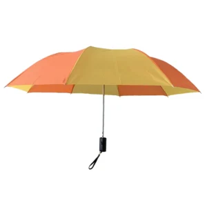 21-Inch Semi-Automatic 80% 8-Rib Two-Tone Ultra-Light Polyester Umbrella Frame