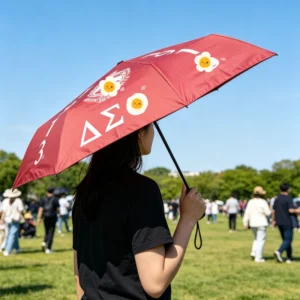 21″ Travel Umbrella Small Portable Windproof Promotional Automatic Rain Sun Umbrella