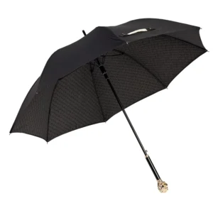 210T Pongee Umbrella C0 PFAS Free Water Repellent Coating 8 Fiberglass Ribs Aluminum Shaft Metal Handle Custom Factory Supply