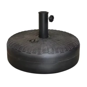 22L Rattan Water Filler Plastic Parasol Base Patio Umbrella Base