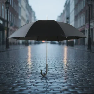 23”*8k Straight Stick Umbrella Fiberglass Ribs Semi-Automatic Opening Hanging Portable Design 10mm Shaft
