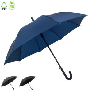 23-Inch 8K Classic Design Straight Umbrella, Hand-Opened, Large Size, Polyester Fabric, Glass Fiber