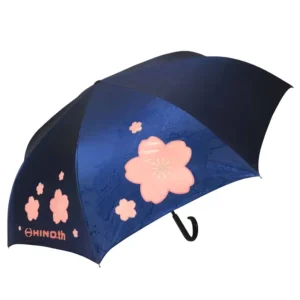 23-Inch 8K Double-Layer Reversible Umbrella, Pongee Fabric, Manual Opening, Color-Changing Wet Effect