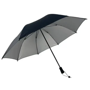 23 Inch 8K Silver Coating Fiberglass Manual Open and Close Straight Umbrella