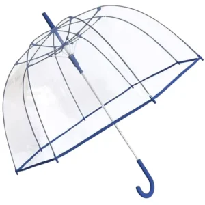23-Inch Full Body PVC POE Clear Transparent Fiberglass Windproof Adults’ Golf Travel Wedding Umbrella