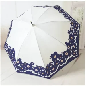 23 Inch Semi-Automatic Straight Umbrella with Full Color Printing for Gifts