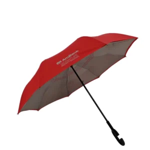 23-Inch Straight Pongee Polyester Umbrella with Company Logo