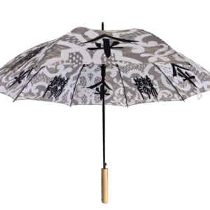 23 Inch Straight Umbrella with Wind Proof Creative Fiberglass