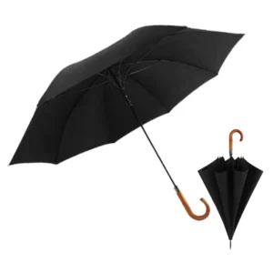 23 Inch Wooden Shaft Straight Umbrella for Hotel