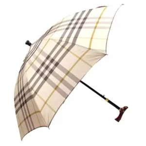 23-Inch Wooden Stick Umbrella Outdoor Walking Stick Umbrella