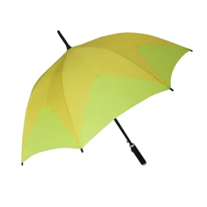 23Inch 8ribs Straight Semi-automatic Unique Maple Leaf Umbrella