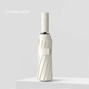 24-Bone Automatic Folding Umbrella with UV Protection and 12K Ribs for Men and Women