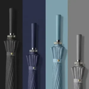24-Bone Long-Handle Umbrella Fiber Skeleton Custom Logo