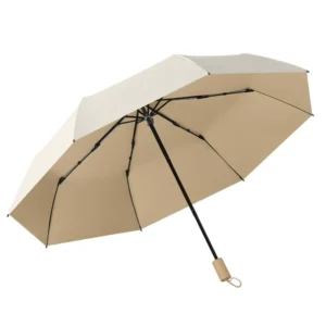 24 Inch Auto Open 3-Fold Windproof Golf Umbrella, Custom Logo, for Travel