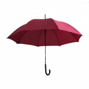 24 Inch Stick Umbrella J Handle Straight Umbrella