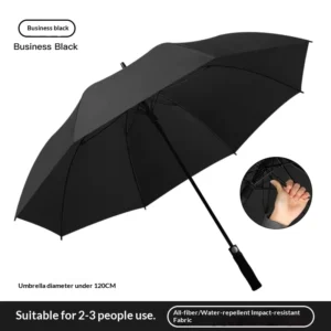 24-Rib Fully-Automatic Opening Custom Printed Color Umbrella Waterproof Cover Straight Rod
