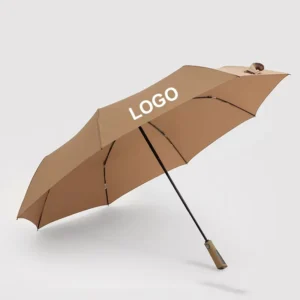 25-Inch Automatic Open-Close Large Three-Fold Umbrella, Customizable Logo Printing