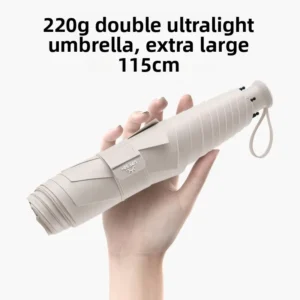25 Inch Ultra-Large Ultra-Light Carbon-Fiber Pencil Umbrella Mini Small Travel Portable Folding Uv Umbrella for Women