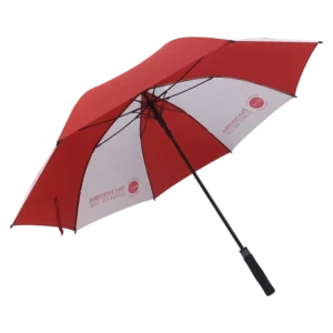 27/30 Inch 8-Rib Logo Printing Classic Straight Semi-Automatic Golf Umbrella