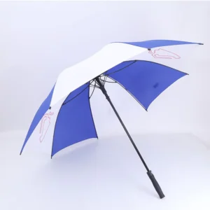 27 Inch 190T PG Two-Color Combination Golf Umbrella with Custom Logo
