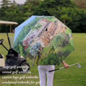 27 Inch Extra Large Windproof Aluminum Alloy Tube Auto Open Durable Outdoor Business Straight Umbrella