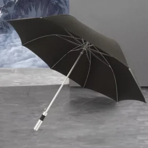 27 Inch Lightweight Pongee Aluminum Frame Semi-Automatic Contemporary Golf Umbrella, Straight, Customizable