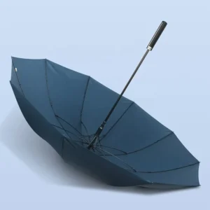 27 Inch Luxury Custom Golf Umbrella Large Windproof Straight Umbrella with Big Logo Prints
