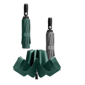 280T Fabric Fully Automatic Open-and-Close Reverse Three-Fold Advertising Gift Umbrella, Extra Large and Thickened