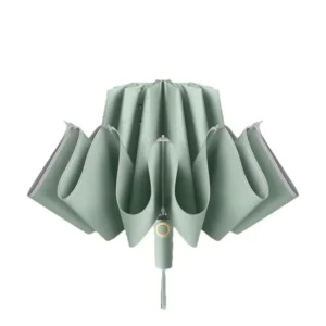 280T Thickened 10-Bone Automatic Reverse Folding Umbrella, 130cm, 2-Person, Alloy, Reflective Strips