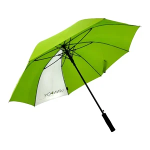 28inches 8K Large 120CM Auto Open Full Fiberglass Frame Silkscreen Printed 190T Pongee Golf Umbrella for Travel
