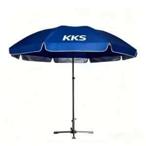 2m 3m Fabric Outdoor Garden Sunshade Umbrella with Personalized Logo, Wooden Parasol for Bar Restaurant