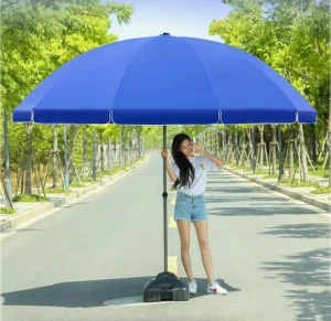 2m Round Waterproof Patio Umbrella Sun Umbrella Beach Umbrella