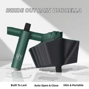 3 Fold 8 Bone Auto Open Close Umbrella, Windproof Waterproof UV Protection, Custom Logo