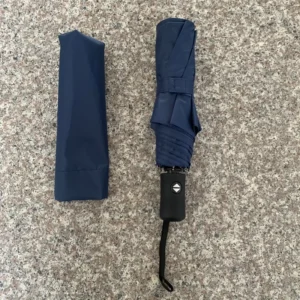 3 Fold Fully Automatic 190T Minimalist Pongee Umbrella Business Promotional Gift with UV Resistant Customized Printing