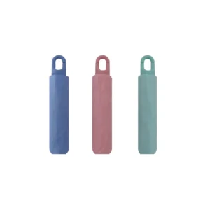 3-Fold Manual Open Rain/Sun Umbrella with Locking Handle