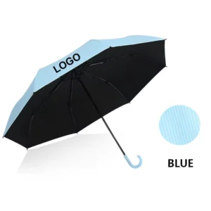 3-Fold Manual Umbrella from China with Custom Logo Printing