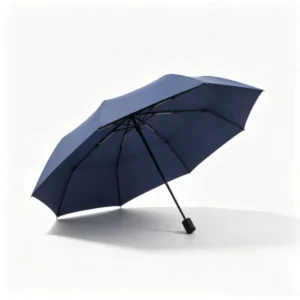3 Fold Solid Color Umbrella 10K Ribs Black Glue Sun Rain Portable Folding Umbrella Custom Logo Business Gift