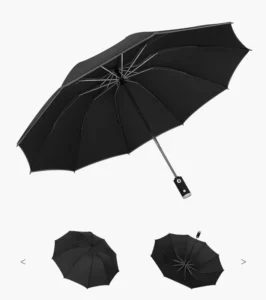 3-Fold UV Protection 10K Automatic Reverse LED Umbrella