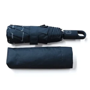 3 Fold Umbrella with Carabiner Auto Open Close Handle