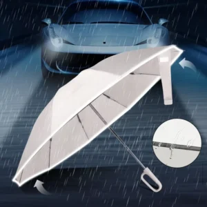 3-Folding Automatic Reverse Umbrella with Black Coating, Looplock, Business Gift Advertising