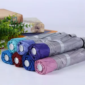 3-Folding UV Automatic Umbrella for Rain Windproof Sun Parasol Custom Umbrella with Logo Prints