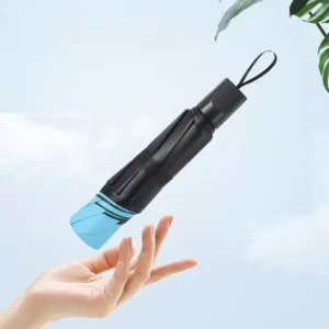 3-Folding UV Protection Umbrella, 8 Ribs, With Logo