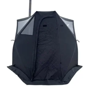 3-Layer Insulated Mobile Sauna Tent, Pop-Up Portable Sauna with Wood Stove Jack, 300D Oxford Thermal Winter Tent