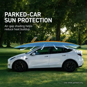3.8 x 2.7m Remote-Controlled Automatic Car Roof Canopy Umbrella