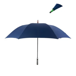 30 Inch 8 Fiber Rib Double-Layer Windproof Custom Logo Semi-Automatic Baseball Golf Umbrella