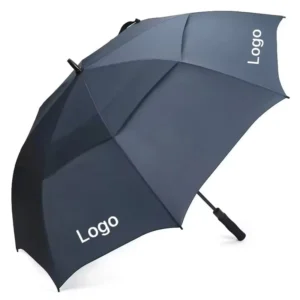 30-Inch Auto-Open 68-Inch Oversize Windproof Double-Layer Golf Umbrella with Custom Logo
