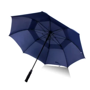 30 Inch Automatic 190T Pongee EVA Fiberglass 130cm Golf Umbrella Folding Double-Layer 8 Ribs Straight Handle