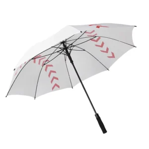 30-Inch Custom Design Golf Auto-Opening Umbrella White Pongee Frame Windproof for Travel Logo Customization