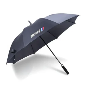 30 Inch Custom Golf Umbrella Silver Coated Finish Automatic Opening UV Protection All Weather Modern Minimalism Design Custom